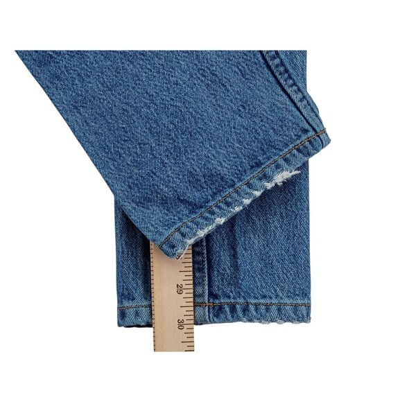 Reformation Jeans Womens 25 Stevie Ultra High Rise Straight Leg Denim Raw Hem - Picture 11 of 11